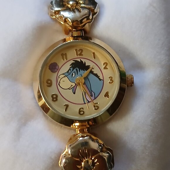 Very Rare Vintage Eeyore Floral Bracelet Watch - Picture 2 of 10